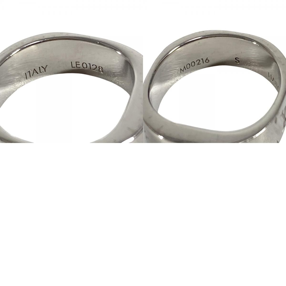 Louis Vuitton Ring Nanogram Metal Silver