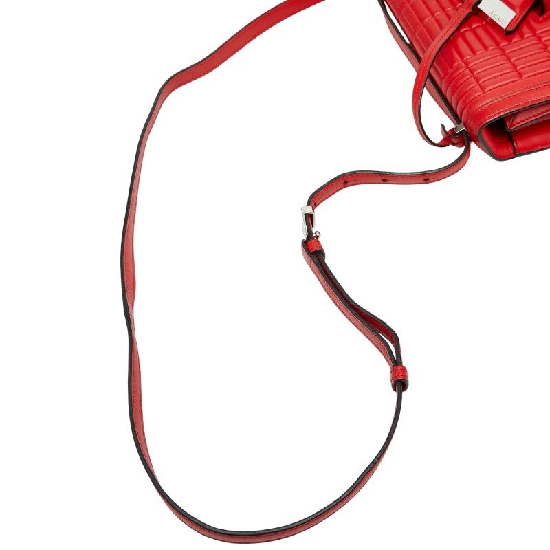 Loewe Barcelona 23 Crossbody Shoulder Bag Red Leather