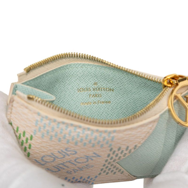 Louis Vuitton Damier Card Holder Romy Card Case Fragment Pistachio