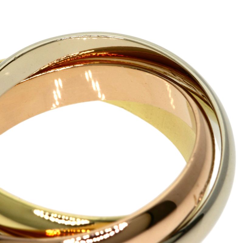 Cartier Trinity 51 Ring 18K Yellow Gold 18K Pink White