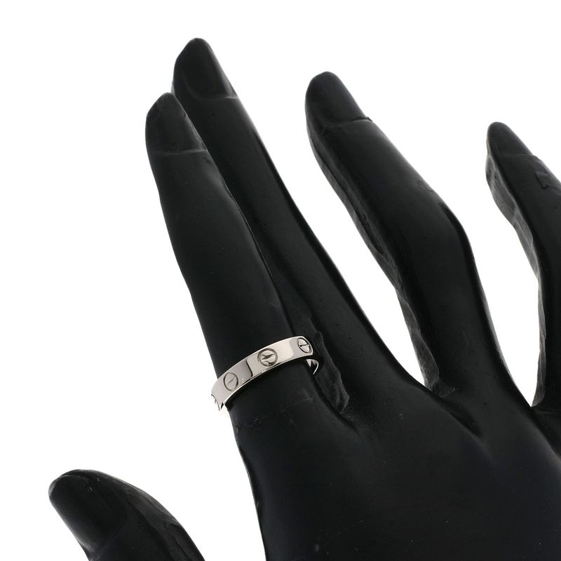 Cartier Mini Love Ring 48 Ring 18K White Gold