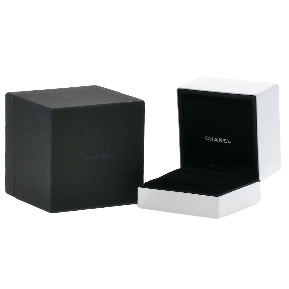 Chanel Camellia Collection Diamond Ring 18K White Gold