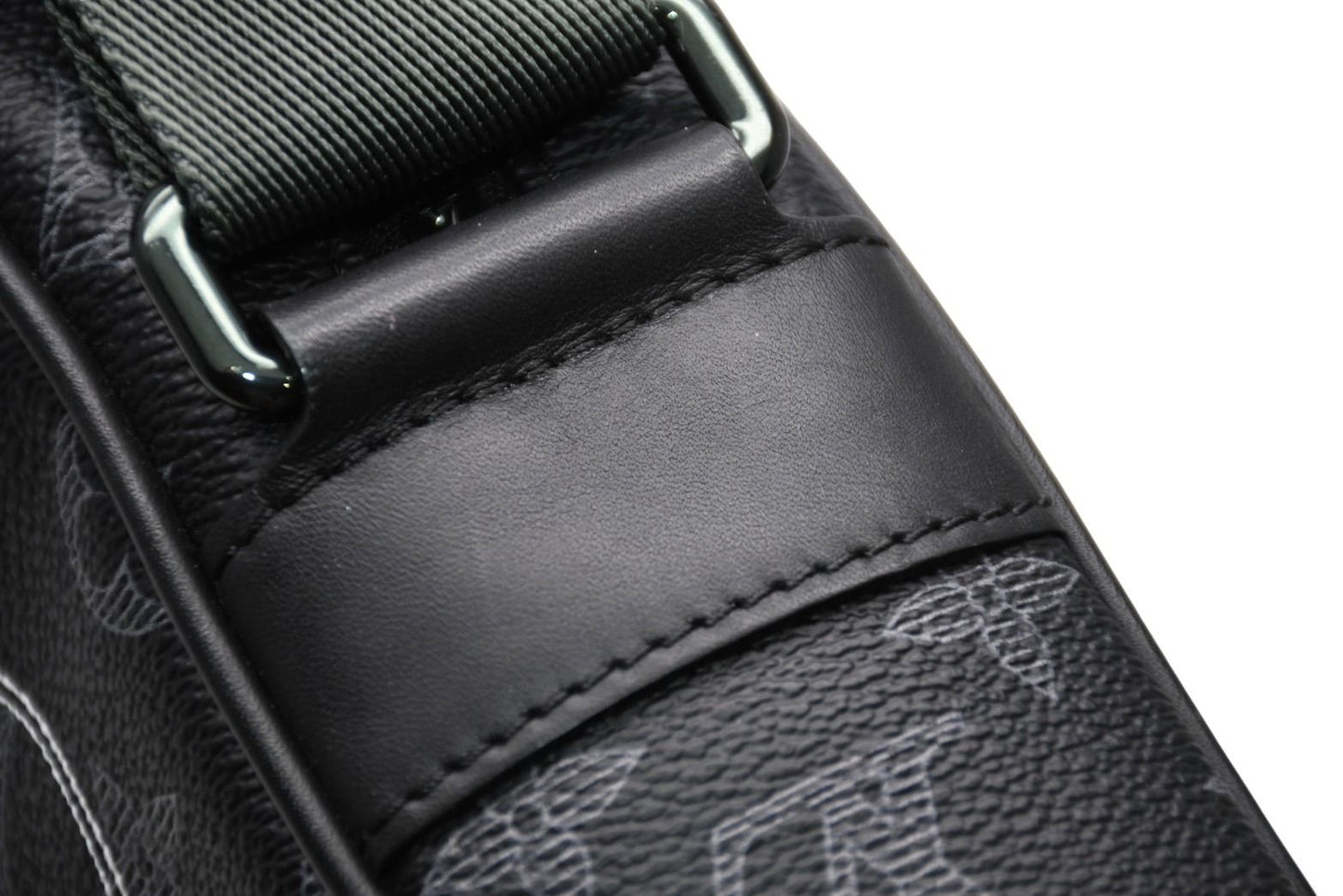Louis Vuitton Danube PM Vivienne Shoulder Bag Monogram Shadow Leather Black — view 8