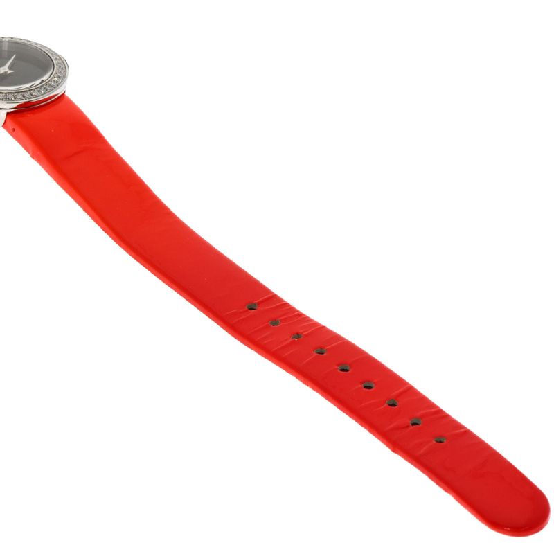 Dior Christian la Mini DI Diamond Watch SS Leather