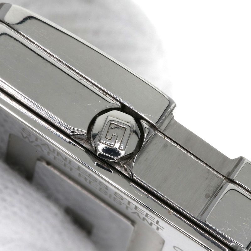 Gucci Logo Square Face Watch SS Boys