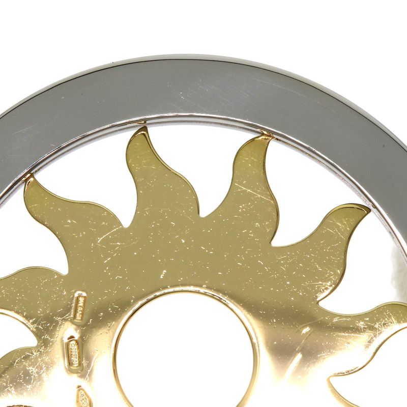 Bvlgari Tondosan Large Top Pendant Top SS 18K Yellow Gold