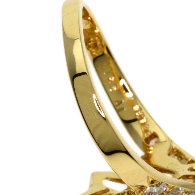 Van Cleef & Arpels Diamond Vintage Ring 18K Yellow