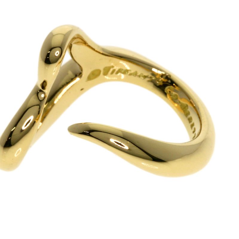 Tiffany & Co. Open Heart Ring 18K Yellow Gold