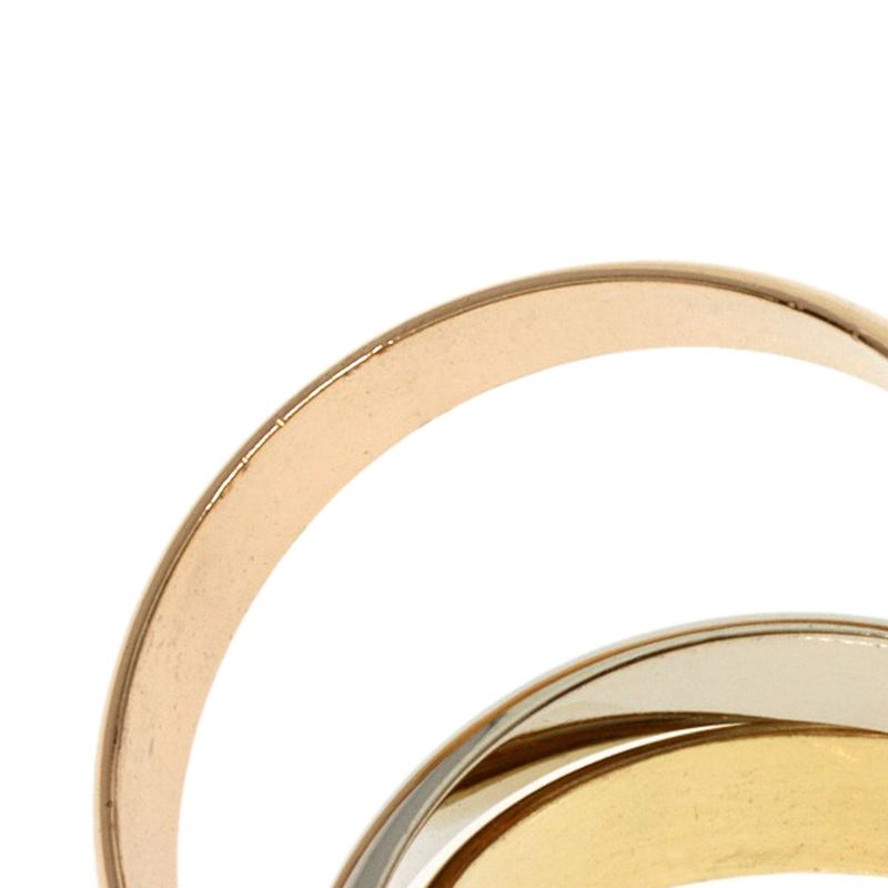 Cartier Trinity 49 Ring 18K Yellow Gold 18K White Pink