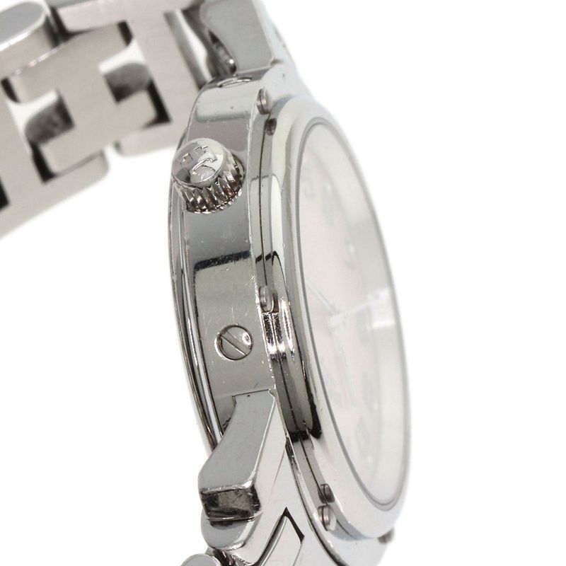Hermes Clipper Cles New Shape Buckle Watch SS