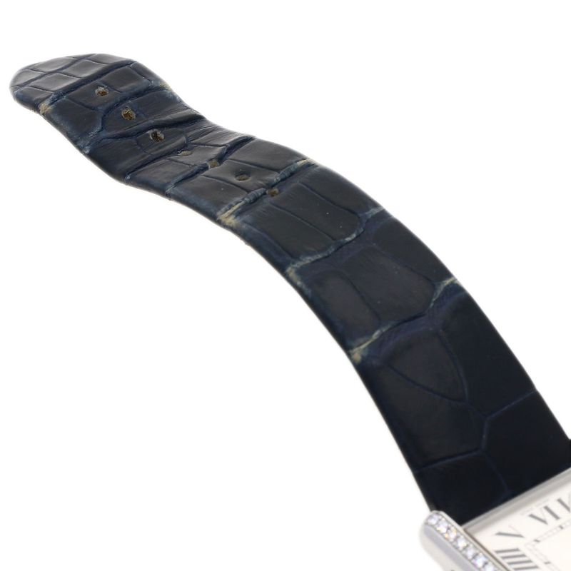 Cartier Tank Mast LM Watch SS Leather