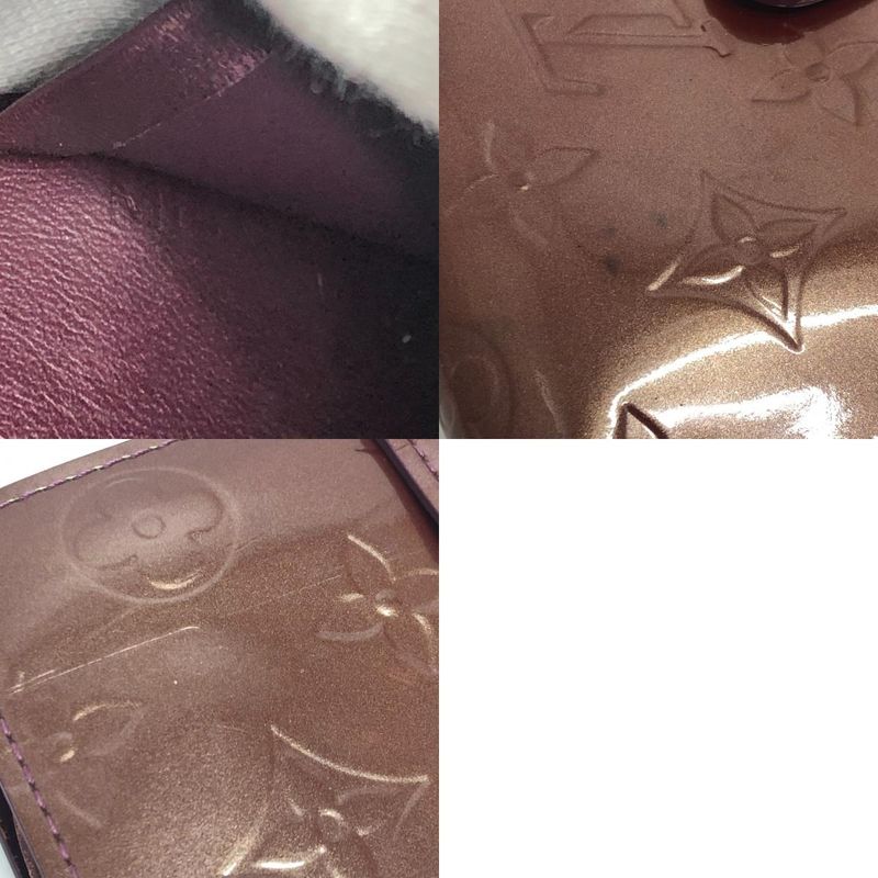 Louis Vuitton Bifold Wallet Portefeuille Monogram Vernis Rouge Fauvist