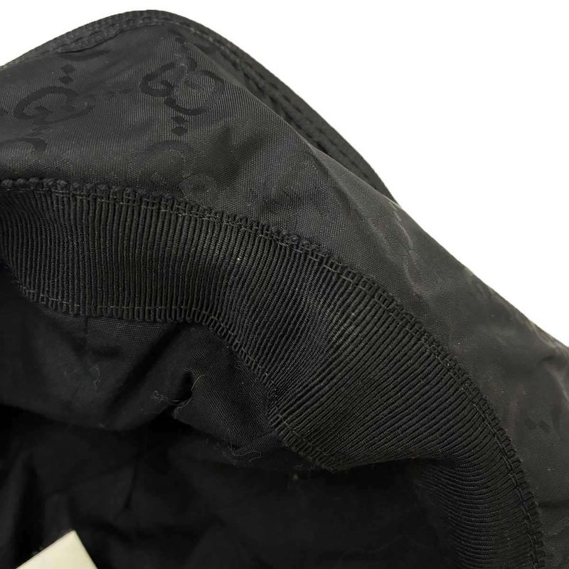 Gucci GG Nylon Bucket Hat Black L