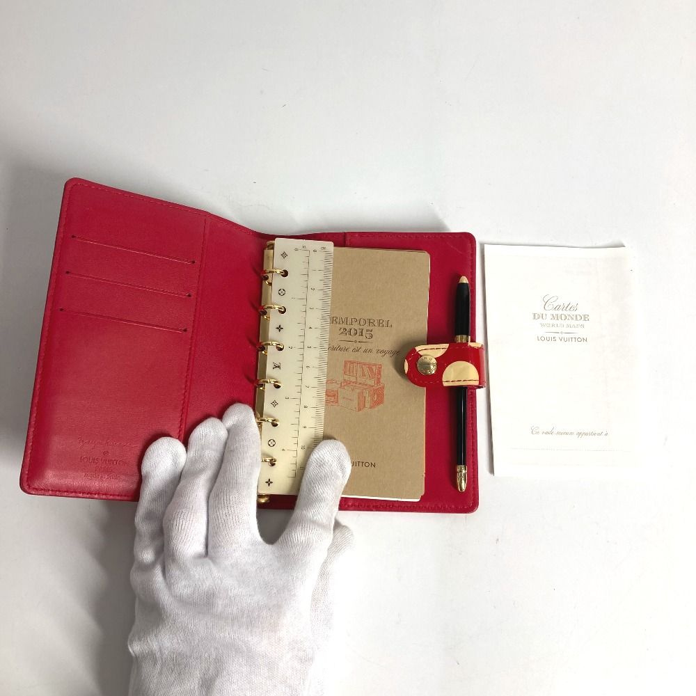Louis Vuitton Notebook Cover Agenda PM With Ballpoint Pen Yayoi Kusama — view 8