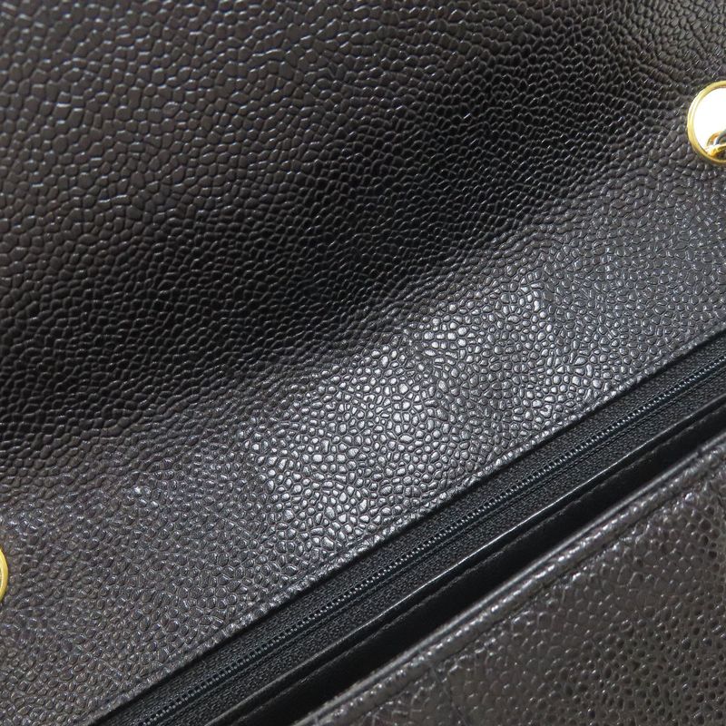 Chanel Mademoiselle Chain Shoulder Gold Shoulder Bag Grained Calfskin