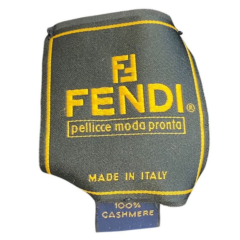 Fendi Muffler Black Scarf