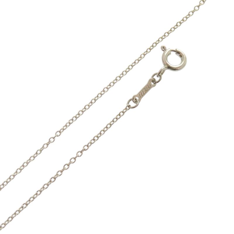 Tiffany & Co. Open Heart Elsa Peretti Silver Necklace