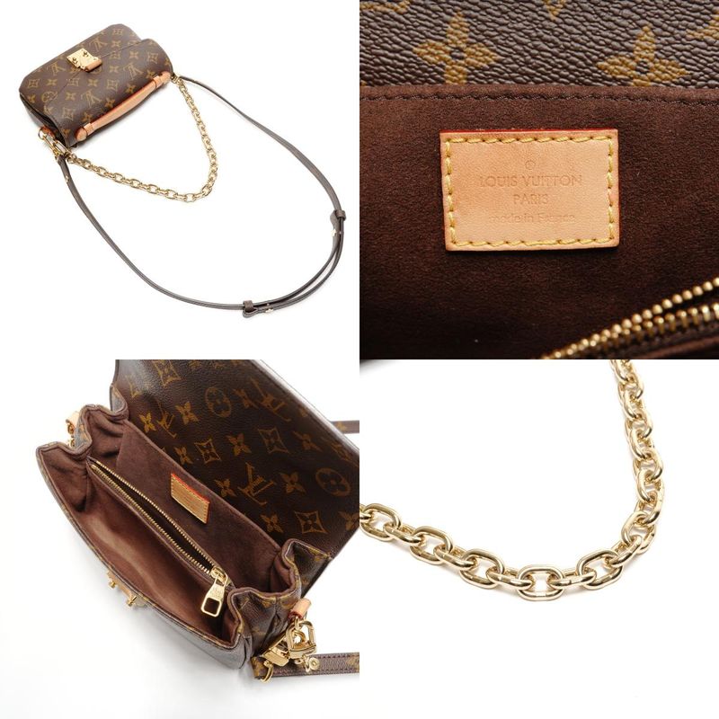 Louis Vuitton Shoulder Bag Pochette Metis East West Monogram 2-Way