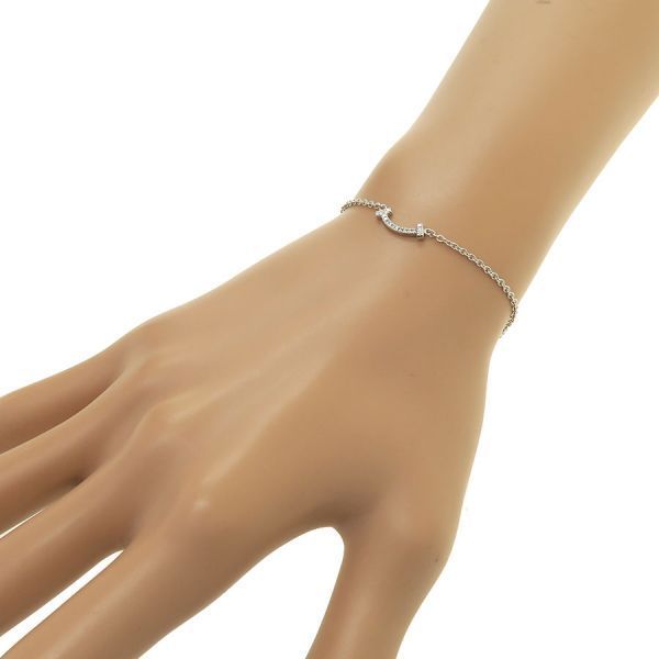 Tiffany & Co. T Smile Diamond Bracelet Mini