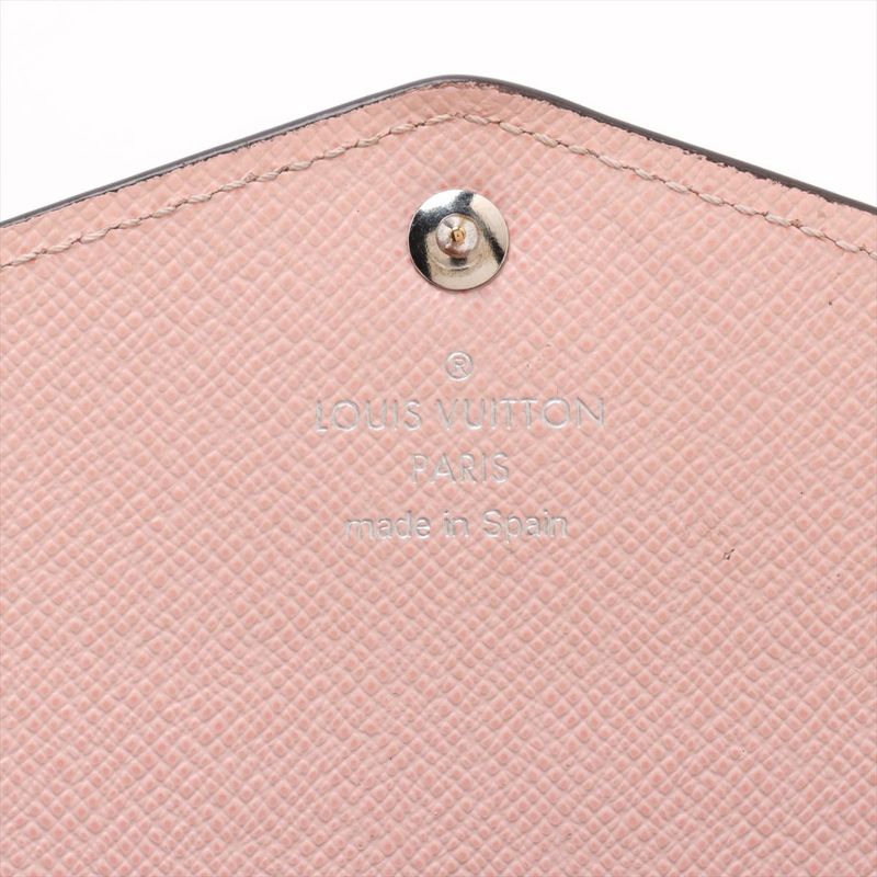 Louis Vuitton Epi Portefeuille Sarah Wallet Pink