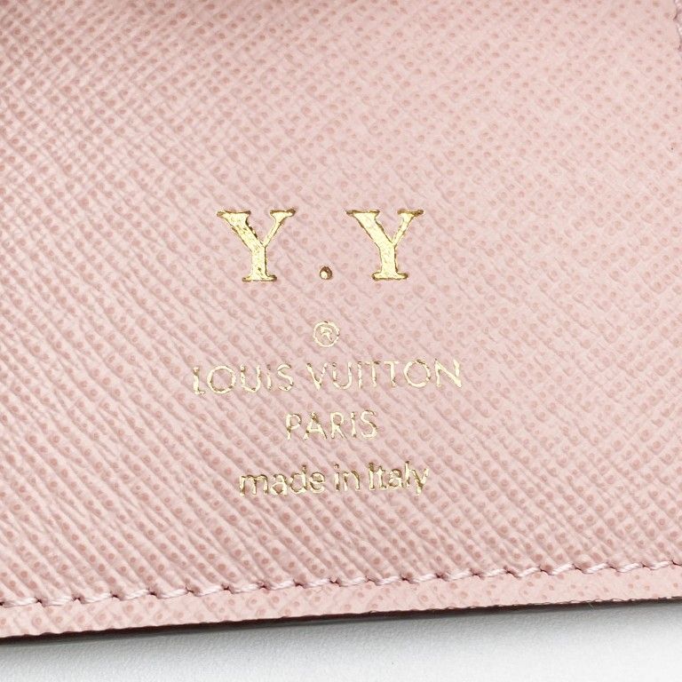 Louis Vuitton Wallet Portefeuille Rose Velours Monogram Bifold