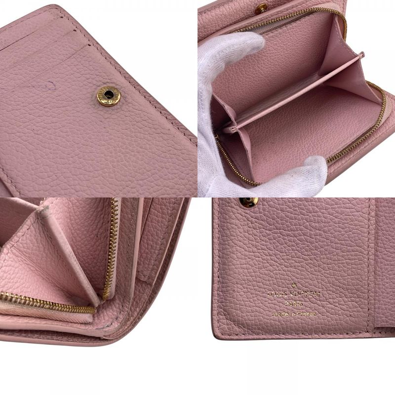 Louis Vuitton Compact Wallet Portefeuille Bifold Pink