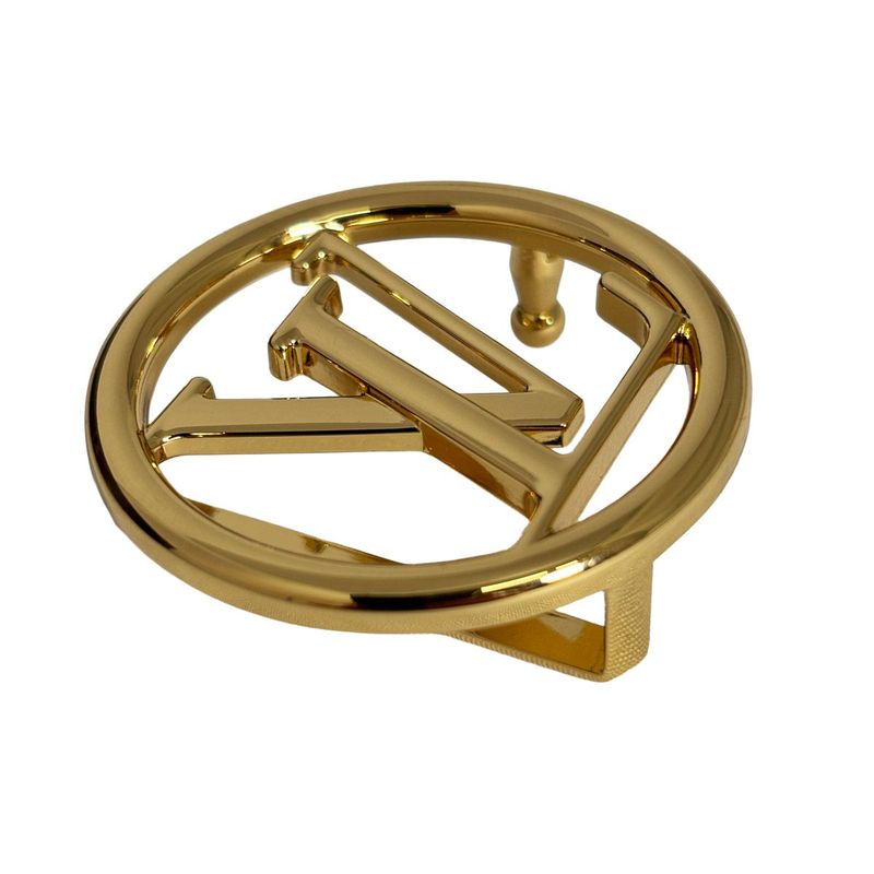 Louis Vuitton Monogram Belt LV Circle Reversible 30 75 Waist Epi LV Gold Width