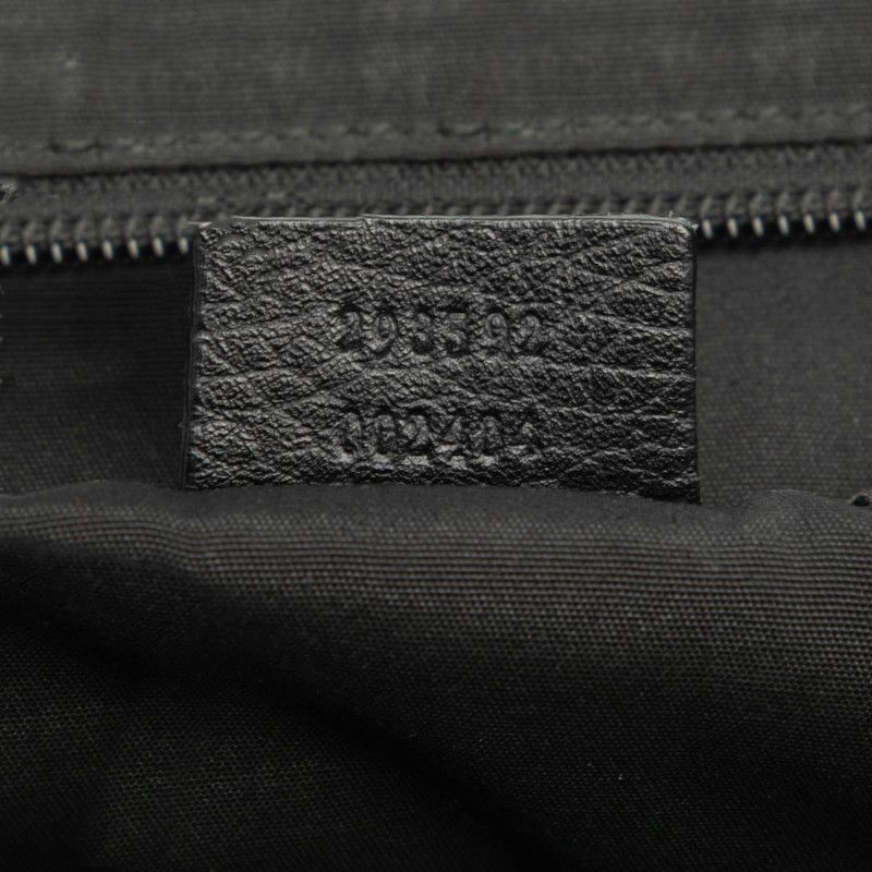 Gucci GG Nylon Crossbody Shoulder Bag Black