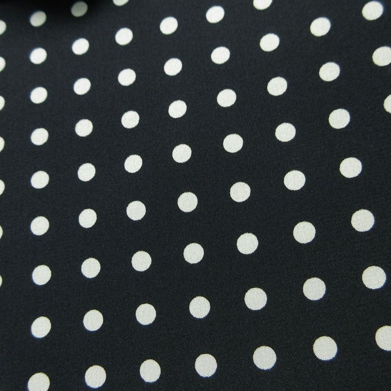 Saint Laurent by Hedi Slimane Era Dot Pattern Dress Long