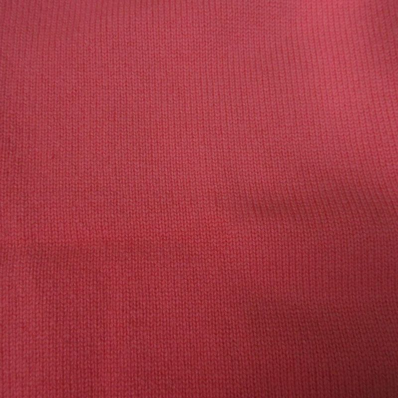 Chanel 100% Cashmere CC Logo Button Knit Skirt Bicolor Pink