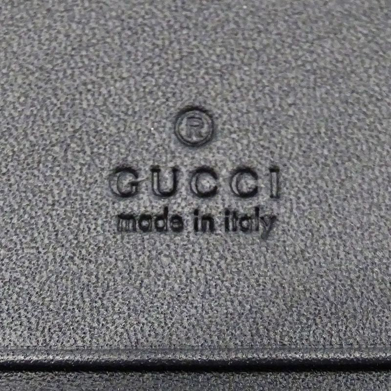 Gucci Wallet Bifold Wallet Queen Ma Galette Leather Rhinestone