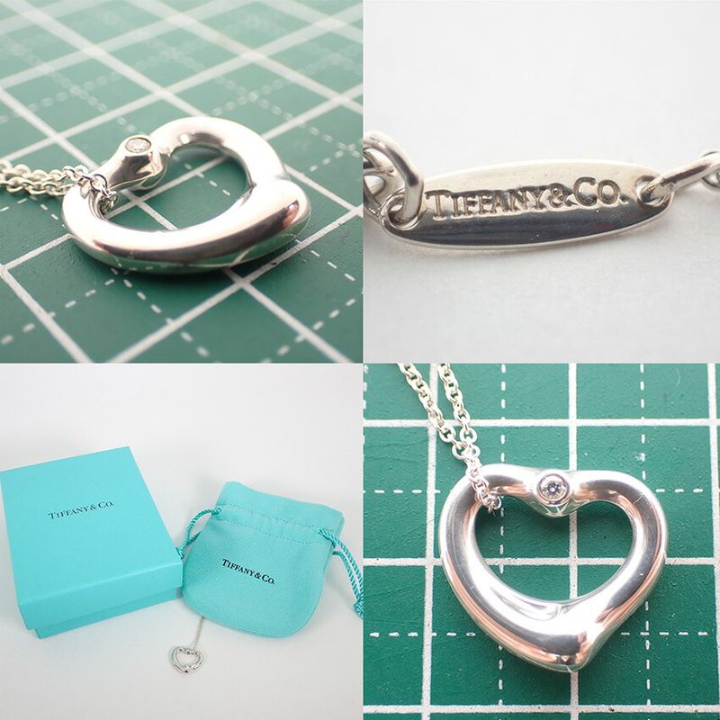 Tiffany & Co. 925 Open Diamond Pendant