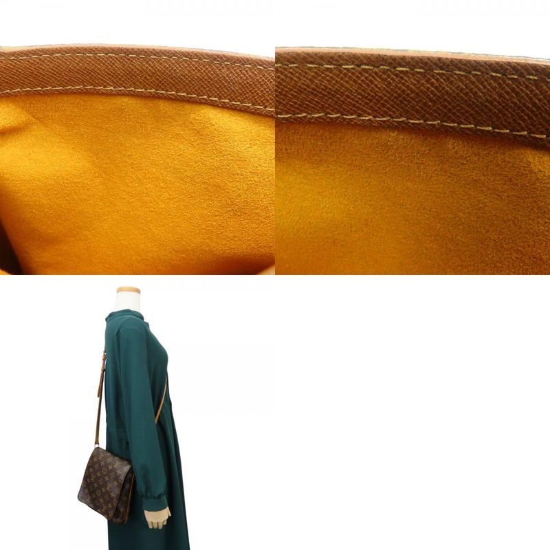Louis Vuitton Shoulder Bag Musette Salsa Monogram Leather Brown
