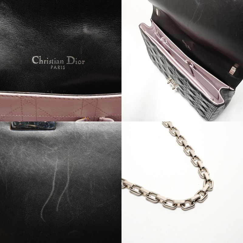 Dior Shoulder Bag Cannage Leather New Rock Chain Large
