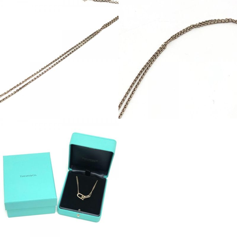Tiffany & Co. Necklace Double Link Silver