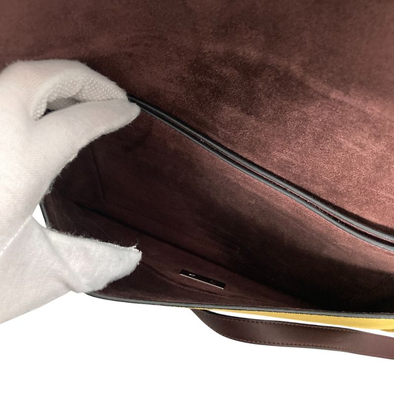 Celine Diamond Shoulder Bag Burgundy Yellow Gray