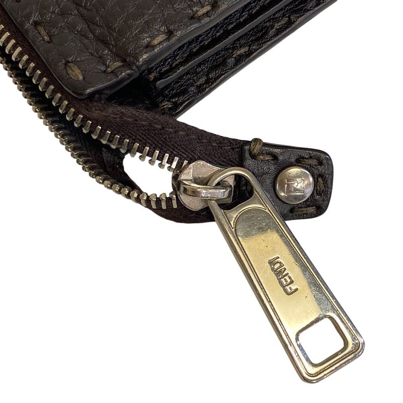 Fendi Pouch Second Bugs Slim Clutch