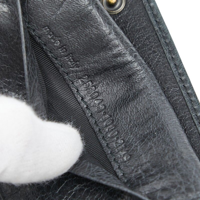 Balenciaga Classic Osaka 6 Rows Black Leather