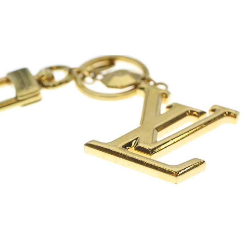 Louis Vuitton LV Facet Key Ring Key Holder Gold