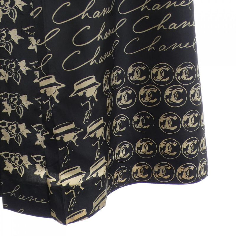 Chanel 06C Skirt Silk Black