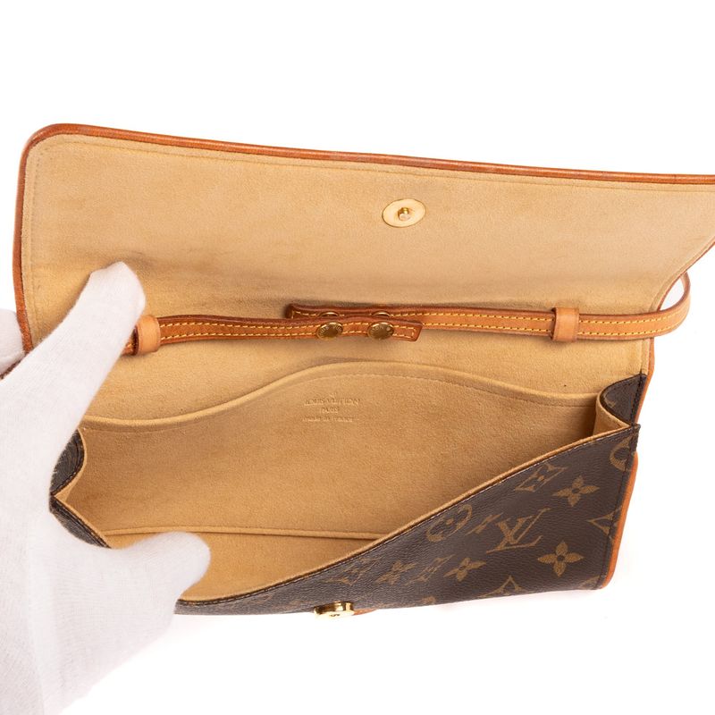 Louis Vuitton Twin Brown Monogram Canvas