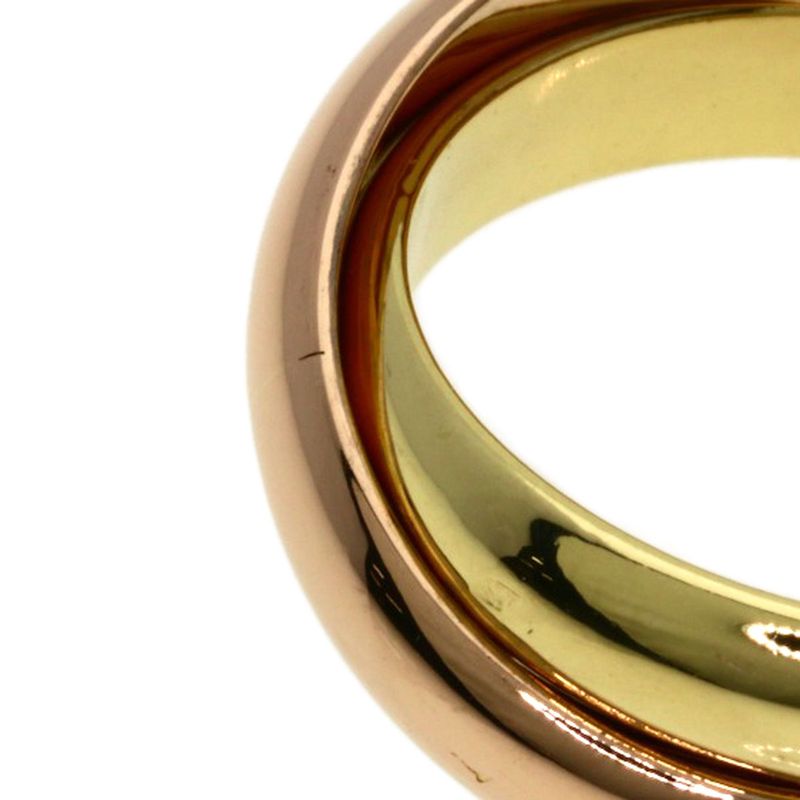 Cartier Trinity 48 Ring 18K Yellow Gold 18K White Pink