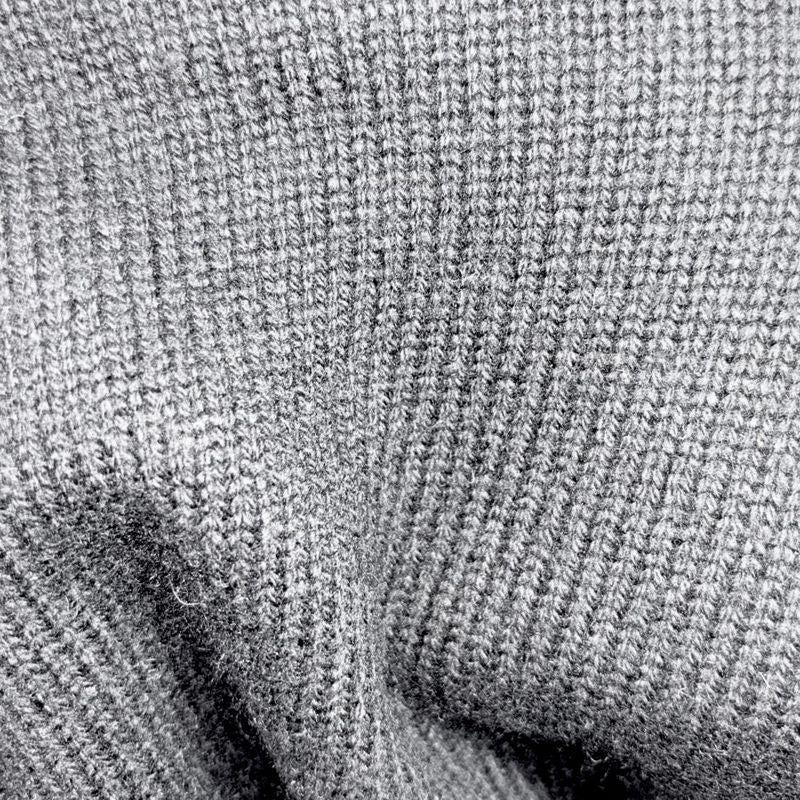Celine Knit Triomphe Trucker Sweater Half Zip Logo Top L