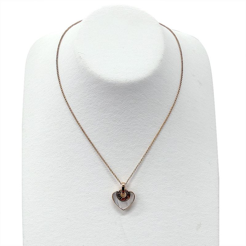 Bvlgari Quarre Necklace Pink