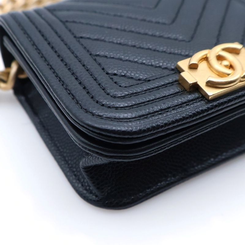 Chanel Belt Shoulder Bag Black