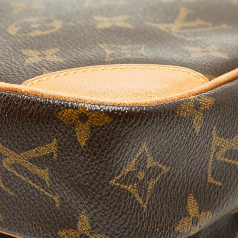 Louis Vuitton Monogram Amazon Crossbody Shoulder Bag Brown Leather