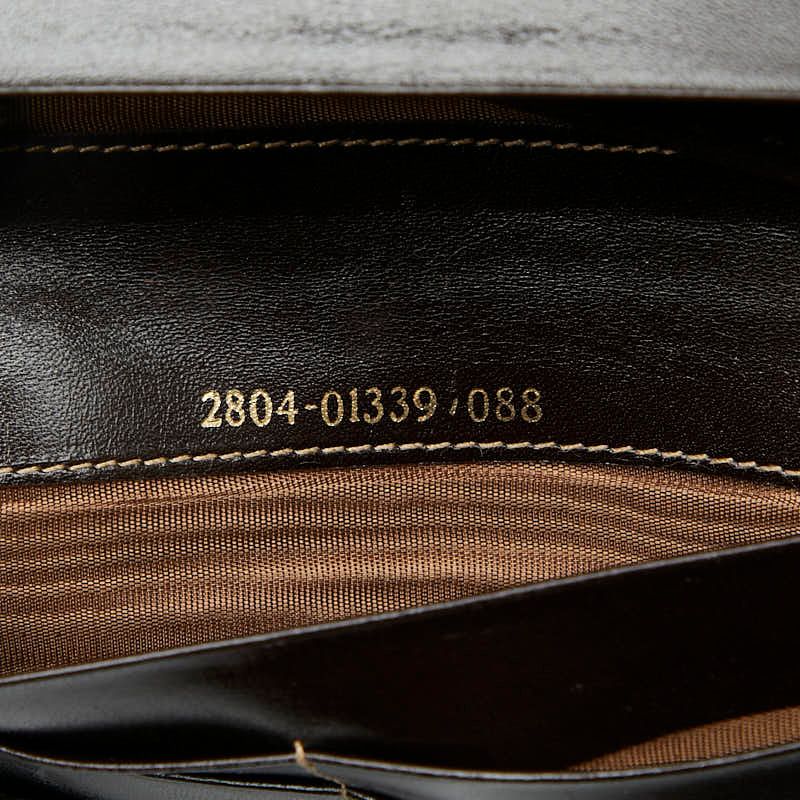 Fendi Zucca 088 Brown Canvas Leather