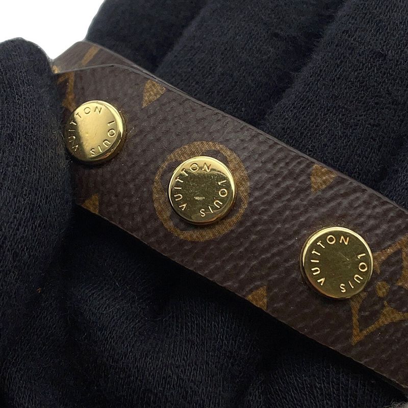 Louis Vuitton Cap Sharering Lamb Leather Mouton M Hat Noir Black