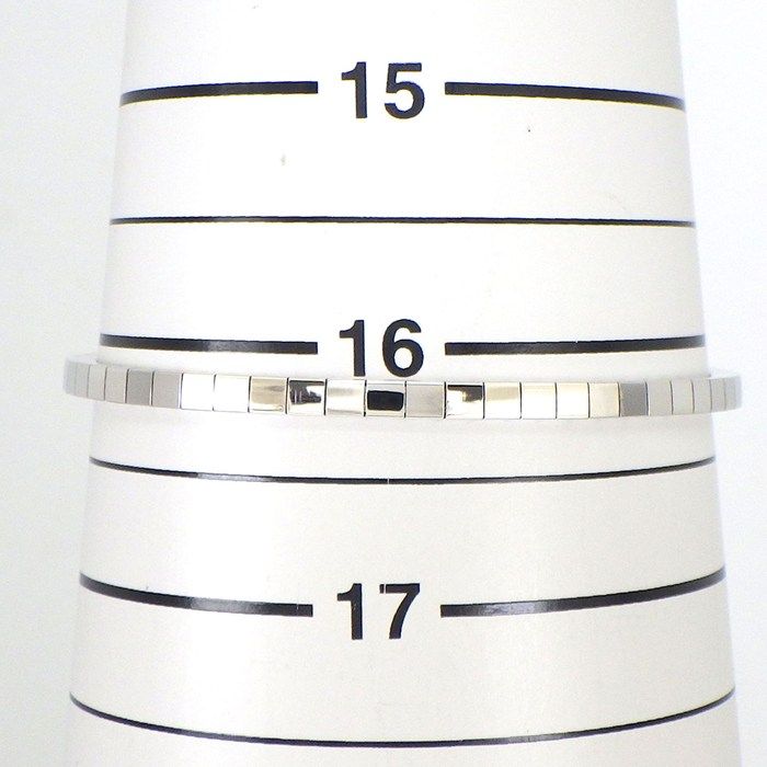 Cartier Bracelet Lanier Logo 18K White Gold 16