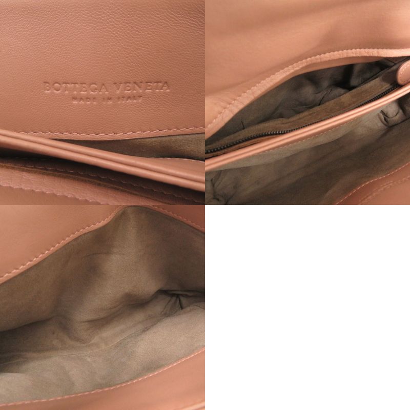 Bottega Veneta Olympia Intrecciato Leather Pink Shoulder Bag